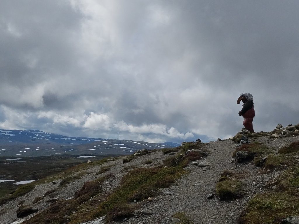 Sichtung eines Trolls in der  Hardangervidda 
