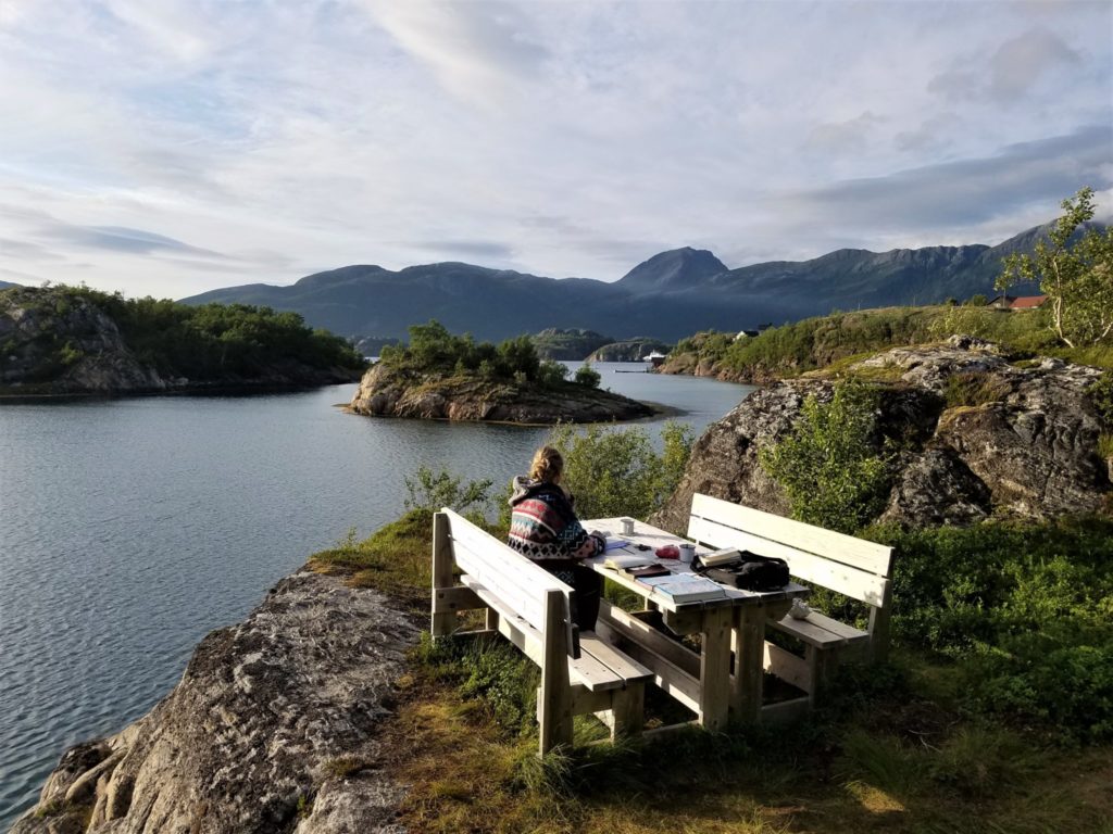 Ruhe und Entspannung beim Polarkreis in Norwegen