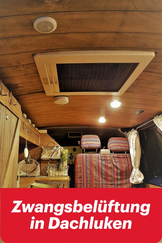 Zwangsbelüftung in Camper Dachluken