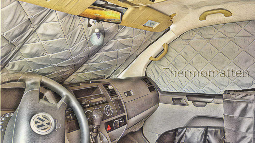 Frontscheibenabdeckung Seitenfenster Sonnenschutz Windschutzscheibe für VW  T5 T6