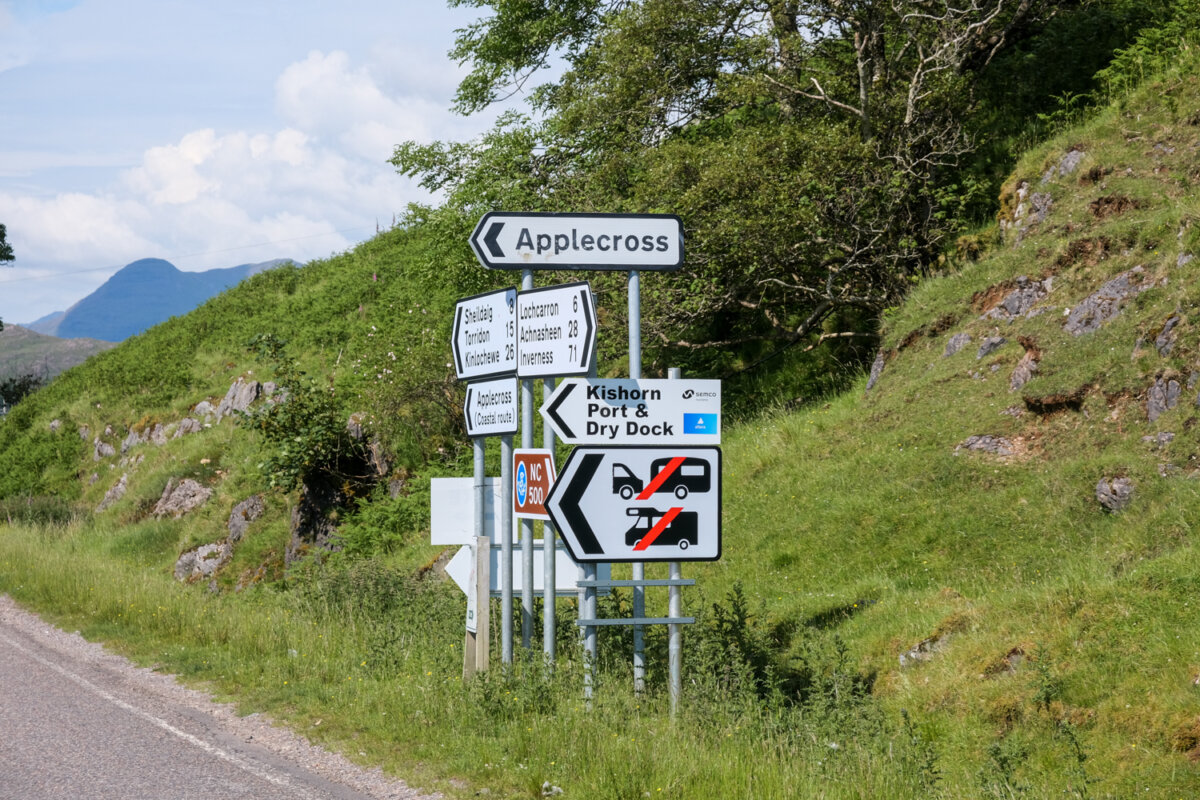 Mit dem Camper nach Schottland. Nicht jede Straße ist für ein Wohnmobil in den Highlands geeignet